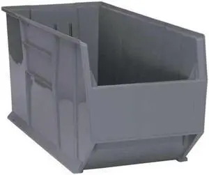 QUANTUM STORAGE SYSTEMS QRB166GY Gray Bin, 41-7/8"L x 16-1/2"W x 17-1/2"H