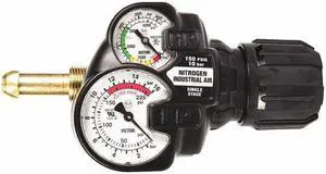 VICTOR 0781-3614 Gas Regulator,Brass,2-1/2" Gauge Size