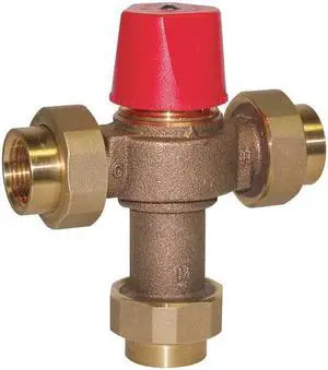 WATTS 3/4 LF 1170-UT- M2 3/4 Mixing Valve,Brass,0.5 to 23 gpm,150 psi