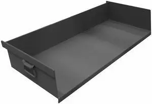 DURHAM MFG TR-1500-95 Service Cart Tray,250 lb.,Gray,Steel