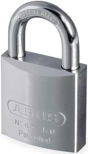ABUS 83/50 RK KA-100 Padlock, Keyed Alike, Standard Shackle, Square Brass Body, ABUS 83/50 RK KA-100 Padlock, Keyed Alike, Standard Shackle, Square Brass Body,