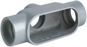 HUBBELL KILLARK TB27SA Conduit Body,9.5 cu. in. Capacity