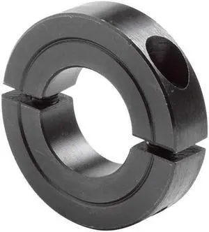 CLIMAX METAL PRODUCTS H2C-243 Shaft Collar,Clamp,2Pc,2-7/16 In,Steel