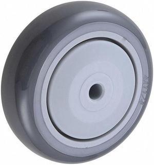 ZORO SELECT XA0402806 Caster Wheel,Polyurethane,400 lb.,Gray