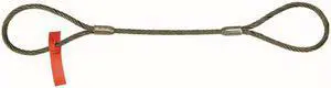 LIFT-ALL 12EEX4 Sling,Wire Rope,4 Ft L,Vert Cap 5000 lb