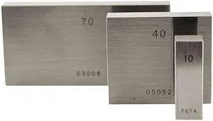 MITUTOYO 611674-531 Gage Block,1.574 in. Measuring Range