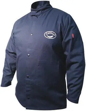 CAIMAN 3000-4 Welding Jacket,M,Navy,40" to 42" Chest