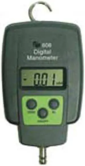 TEST PRODUCTS INTERNATIONAL 608 Portable Manometer,0-15 Kpa