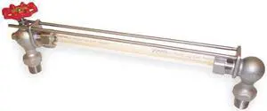 APOLLO 2365100 Water Gauge,Pipe Size 1/2 In,MNPT