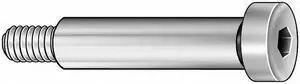 ZORO SELECT 4424 Precision Shoulder Screw, #8-32 Thr Sz, 3/16 in Thr Lg, 1-1/4