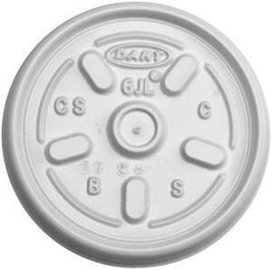 Plastic Lids, for 6 oz. Hot/Cold Foam Cups, Vented