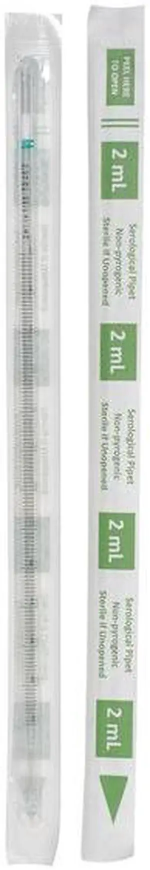 ZORO SELECT 11L806 2mL Pipet,Individually Wrap/Bag,PK600 (Formerly Lab Safety