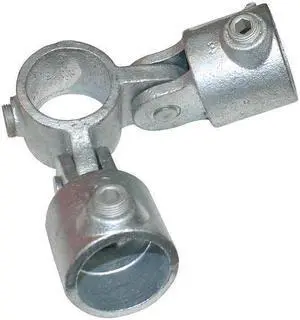 ZORO SELECT 30LX56 Structural Pipe Fitting, Adjustable Tee, Cast Iron, 1 in