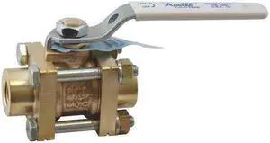 APOLLO VALVES 82LF10201 3/8" FNPT Bronze Ball Valve Inline