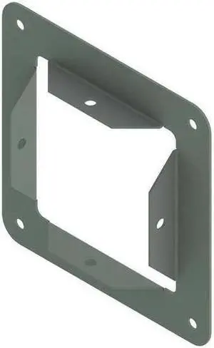 HOFFMAN F44GPA Panel Adapter,Wireway,Steel,4in.Hx4in.L