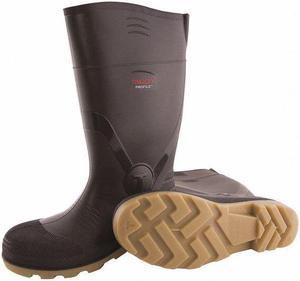 PROFILE 51154 Profile Knee Boots, Brown, Size  12, Mens, 15" H, PR