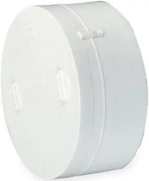 ZORO SELECT 1WKK7 2" Hub PVC DWV Socket Cap