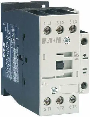 EATON XTCE032C01B IEC Magnetic Contactor, 3 Poles, 240V AC, 32 A, Reversing: No