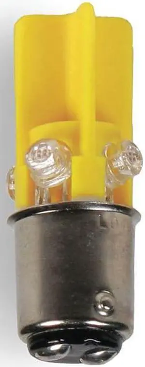 Miniature LED Lamp, T3-1/4, Double Contact Bayonet (BA15d), 120VAC
