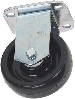 ZORO SELECT 4W914 Rigd Plat Cstr,Polyolfin,3-1/2 in,250 lb