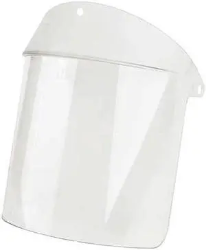 Faceshield Visor, Polycarb, Clr, 8x14in