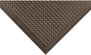 CONDOR 39R818 Antifatigue Mat, 3 ft. L x 2 ft. W, 1/2" Thickness, Rubber,
