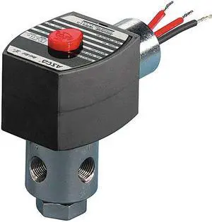 ASCO EF8320G202 1/4" NPT 3-Way Solenoid Valve 120VAC 3/32" Orifice