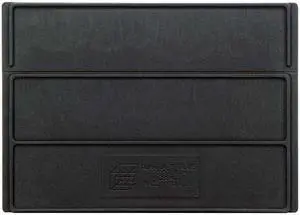 QUANTUM STORAGE SYSTEMS DSS403 Plastic Divider, Black, 7 1/4 in L, 5 1/4 in H,
