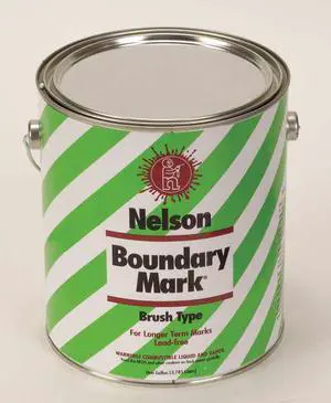 NELSON PAINT 29 4 GL RED Boundary Marking Paint, 1 gal., Red, Water -Based