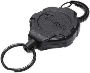 KEY-BAK 0KR2-4A11 Ratcheting Key Reel,Polycarbonate,Black