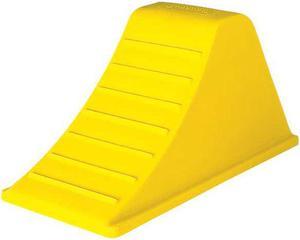CHECKERS AT3514-RP-Y Wheel Chock,12-1/4 In H,Urethane,Yellow