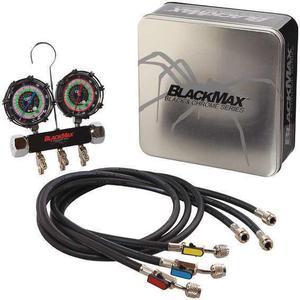 BLACKMAX MBH4P5EZ Mechanical Manifold Gauge Set,2 Valves