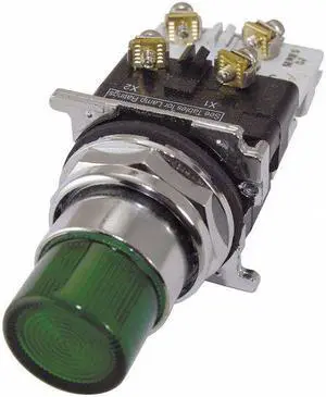 EATON 10250T397LGD2A-51 Illuminated Push Button,30mm,120VAC