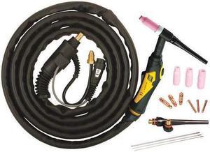 ESAB 0558102493 Air-Cooled TIG Torch Kit,200A Output