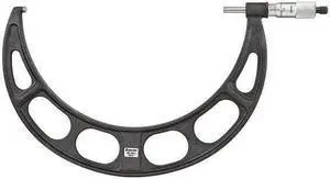 STARRETT T436.1XRL-11 Outside Micrometer,75 to 100mm Range