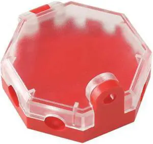 CONDOR 48KV19 Pneumatic Lockout,Red,1 Padlock