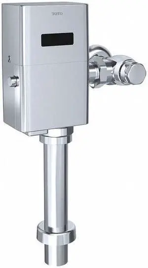 Toto TEU1GA12CP Exposed Eco 1.0 Gpf Urinal EFV with Vb9Cp-12 Accessory Kit, Chrome