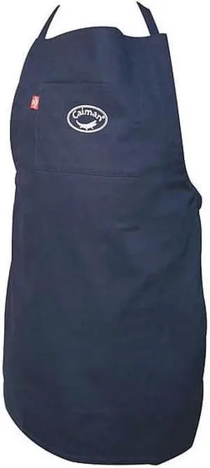 CAIMAN 3002-1 Flame-Resistant Apron,Cotton,Navy,36" L