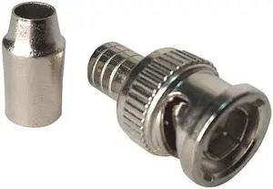 VITEK VT-BNC-CRMP-PLM10 Coaxial Crimp Connector,BNC Male,PK10