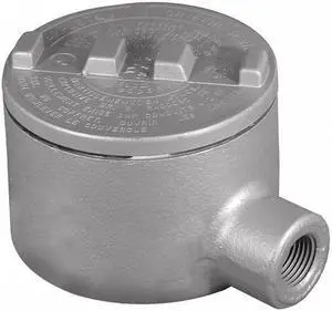APPLETON ELECTRIC GRE75 Conduit Outlet Body,Iron,E