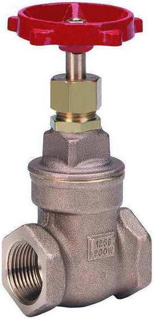 MILWAUKEE VALVE 105 2-1/2 Gate Valve,Class 125,2-1/2 In.,FNPT