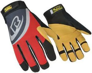 RINGERS GLOVES 355-08 Rescue Gloves, Synthetic Leather Palm, Secure Fit Cuff,