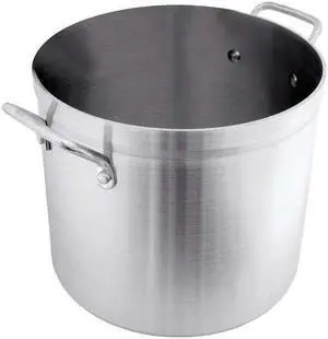 CRESTWARE POT08 Stock Pot,8 qt,Aluminum
