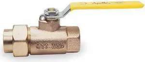 APOLLO 7030301 1/2" FNPT Bronze Ball Valve Inline Single Union