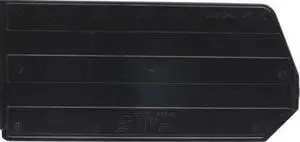 QUANTUM STORAGE SYSTEMS DUS239 Plastic Divider, Black, 10 in L, 6 3/4 in H, 6 PK