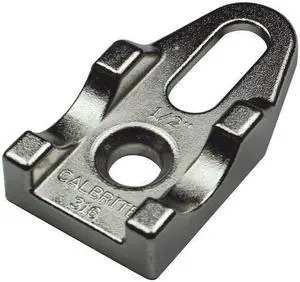 CALBRITE S60700CB00 Clamp Back,3/4 in.,316 SS,Brite Finish