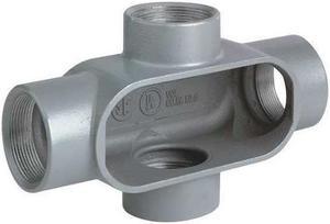 HUBBELL KILLARK X27 Conduit Body,Form 7,3/4" Hub