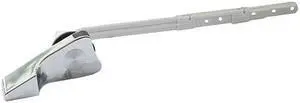 ZORO SELECT 22UR91 Toilet Tank Lever, ABS, Chrome