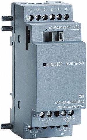 SIEMENS 6ED10551MB000BA2 Input/Output Module,4 Inputs,4 Outputs