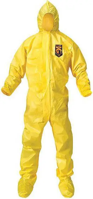 KLEENGUARD 00684 Disposable Coverall, Hooded, XL, KleenGuard(TM) A70, Zipper,
